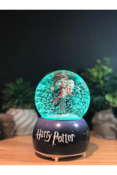 HEPBİMODA Harry Potter Temalı Işıklı Müzikli Püskürtmeli Kar Küresi Büyük Boy...