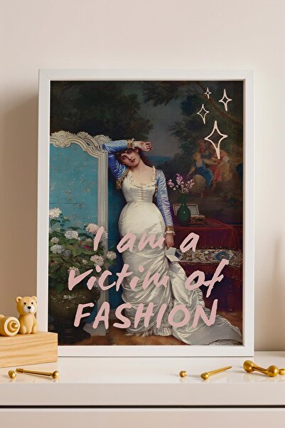 Saturn I Am a Victim of Fashion Framed Painting I Am a Victim of Fashion Deco...