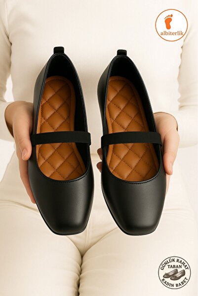 AlbiShoes Women's Babet Daily Office Non-Slip Lightweight Comfortable Anatomi...