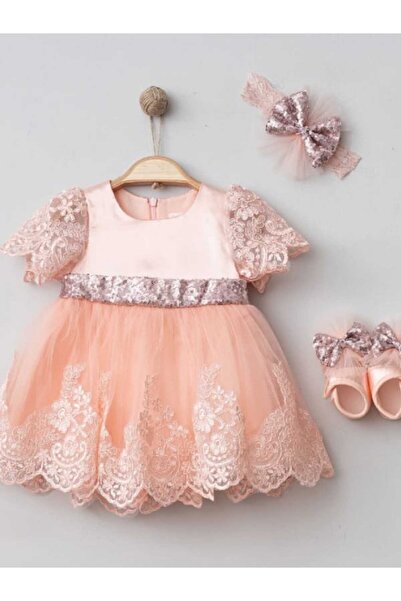 Pugi Baby Baby Girl Crawler Mevlüt Dress