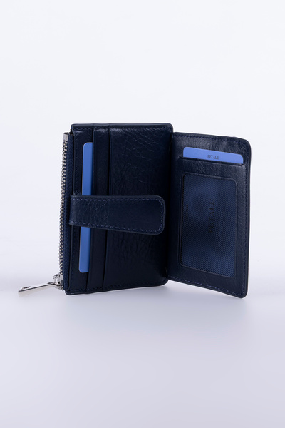 Lysande Genuine Leather Women's Card Holder Wallet with Coin Compartment, 7 Compartments, Functional Small Wallet