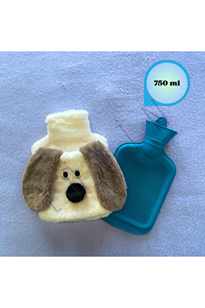 Löwin Eldivenli Peluş Kılıflı Köpek Figürlü Sıcak Su Torbası | 750 ml | Termo...
