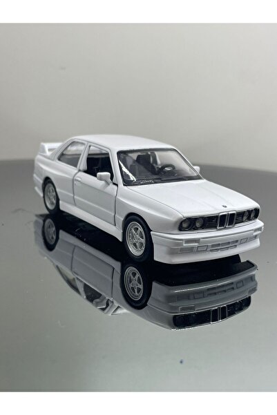 SCOWETTO Bmw M3 1:32 ölçek Metal Çek bırak model araba 12 cm BEYAZ