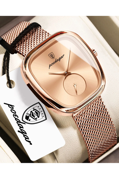 POEDAGAR Elegant Design Luxurious Stylish Metal Women's Wristwatch