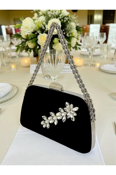 Gloriys Ayakkabı & Çanta Stoned Evening Bag