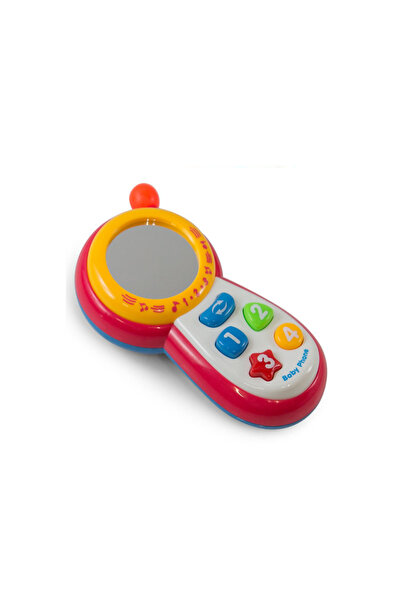 BAMTEBİ Benim İlk Telefonum Aynalı Sesli Işıklı Müzikli Eğitici Telefon Music...