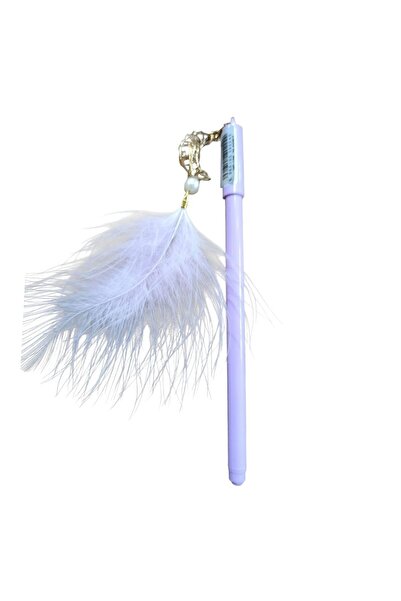 UNICUS Moon Star Pearl Feather Gel Ball Pen Gp-148-Purple