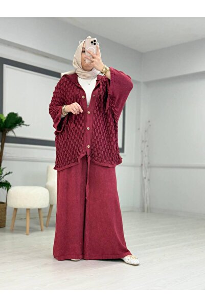 Butik Kardelen Cotton Knitted Cardigan