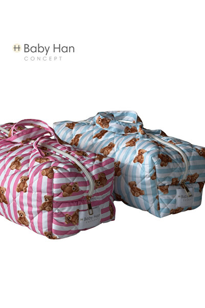 BABY HAN CONCEPT Teddy Patterned Mega Size Mother Baby Care Bag