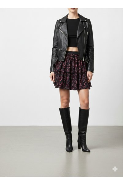 Larida Patterned skirt