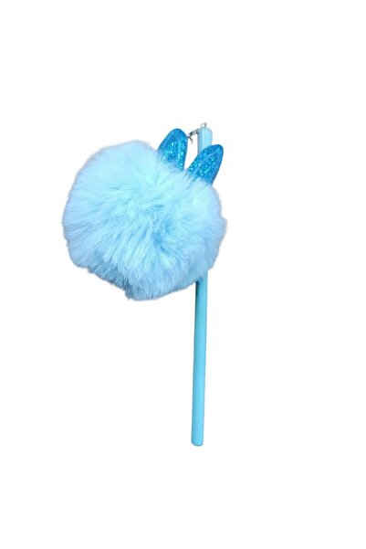 UNICUS Glitter Rabbit Pompom Pencil-Blue