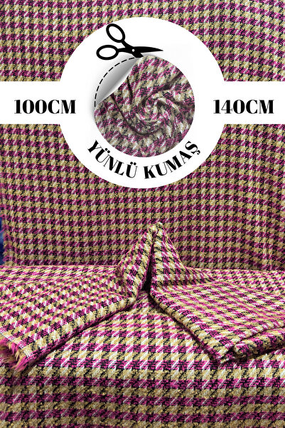 kumaş sarayı Ekoseli Kumaş - Mevsimlik Hobi Elbiselik Eteklik Pantolonluk Kumaş