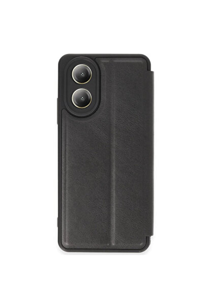 eco port غطاء فليب لهاتف اوبو A38 - اسود