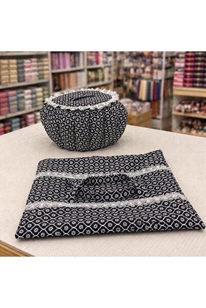 FLAMEL Pötikare Desenli Yoğurt Mayalama örtüsü & Tepsi Taşıma Çantası Seti