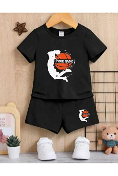 Nice Clothes Παιδικό Σετ Φόρμας με Κουκούλα UNISEX BASKETBALL PRINT