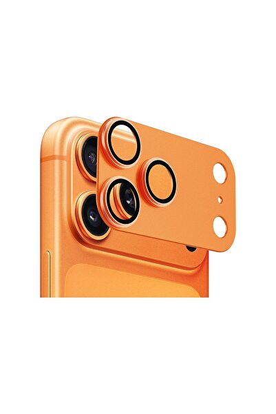 TechnoZone iPhone 17 Pro Compatible One-Piece Full-Covering Metal Tempered Ca...