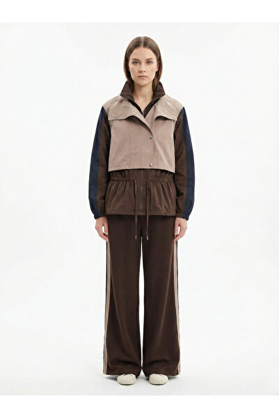 Alaçatı Boutique Kadın Çizgili Eşofman Takımı – Paraşüt Kol Detaylı, Modal Ku...