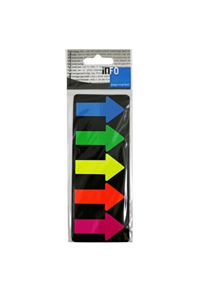 Info Notes 25X45 mm Page Marker Arrow
