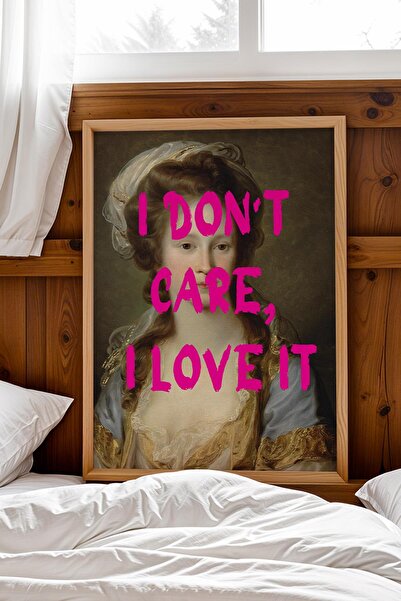 Saturn Δεν με νοιάζει, με αγαπάω, εικονογραφημένος πίνακας με εμβληματικό μήν...