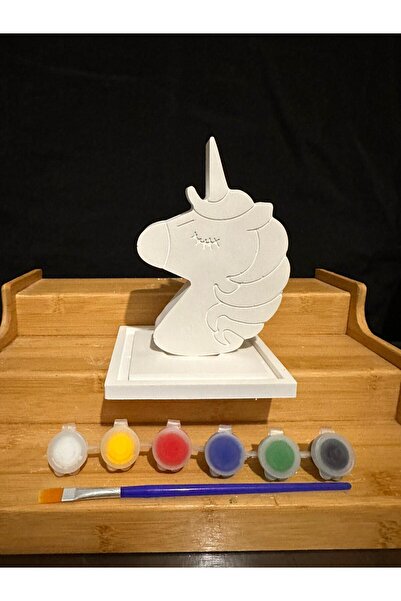 Antik Tasarım Atölye Çocuklar İçin Eğitici Büyük Boy Taş Tozu Unicorn Boyama ...