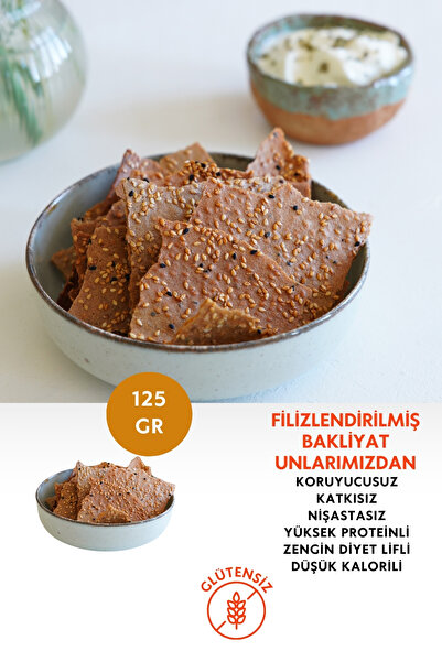 Glutensiz Protein Kraker 75 gr/Filizlendirilmiş Unlu/Sızma Zeytinyağlı/Katkısız
