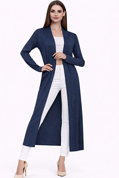 Neden Tekstil Long Thin Knitwear Cardigan Straight Cut m Transitional Loose C...
