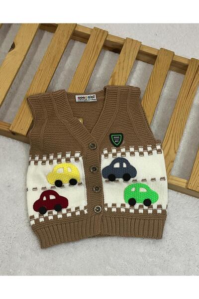 CoCo araba motifli yelek