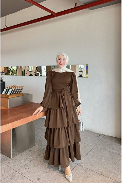 ZARERA PRENSES MODEL KATLI ELBİSE