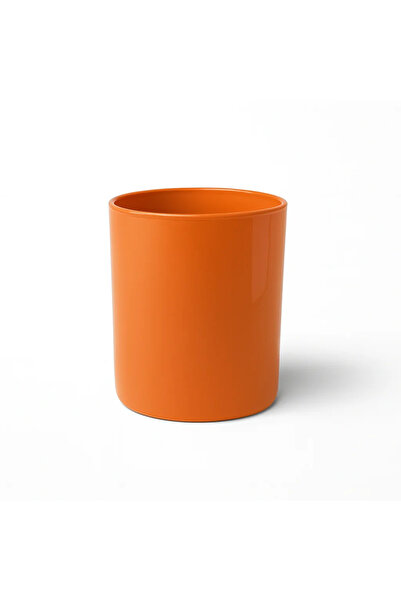 Poyrish كوب زجاجي ملون ليبرتي - برتقالي غير شفاف 142 OP