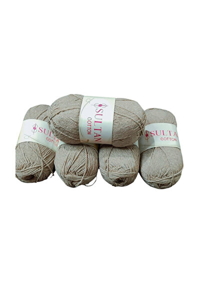 hobicium Vizon Koton 5'li Pamuk Örgü İpi İpliği Amigurumi, Battaniye, Çanta, ...