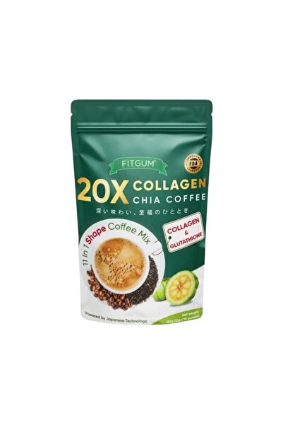 Fitgum Collagen chai coffee 11 in 1 shape coffee mix