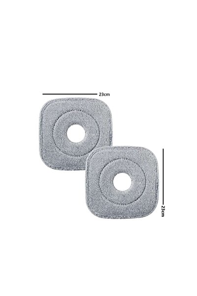 Saatistan Yedek Mikro Fiber Paspaslar, Kıl ve Tüy Toplayan Spinner Mop Bezler...