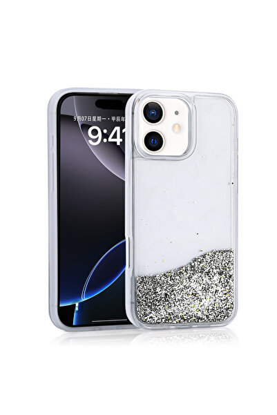 Ceponya حافظة آيفون 11 ذات سطح خلفي شفاف لامع من السيليكون السائل اللامع