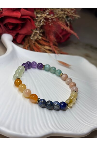 Moonstone Accessories سوار من الأحجار الطبيعية من نوع شاكرا |   أنثى |   تواز...