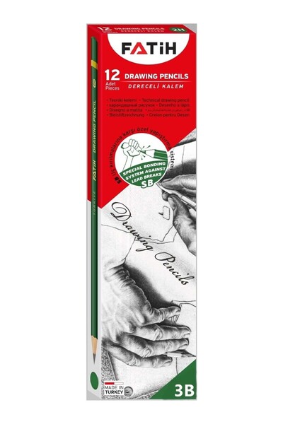 Fatih DERECELİ KALEM 3B 12Lİ