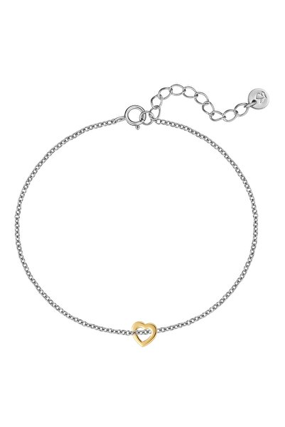 Glanzstücke München Silberarmband Armband Sterling Silber bicolor