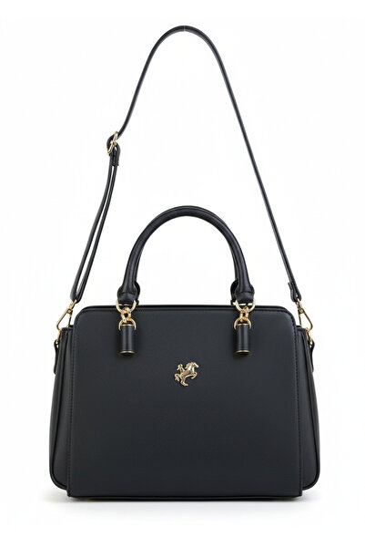Çanta Trend Miami Polo Club Women's Shoulder Bag with Gold Accessory Detail