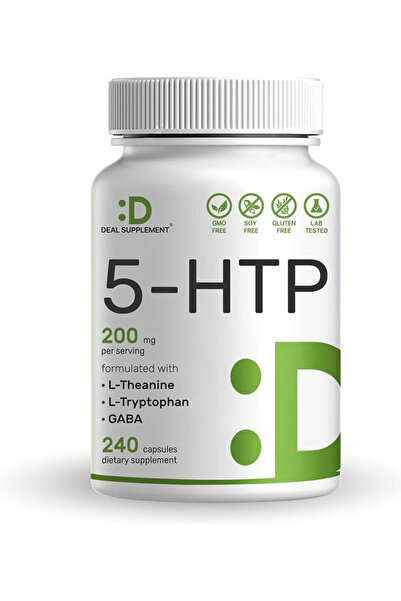 DEAL SUPPLEMENT 5-HTP theanine Gaba 98% African Derived Griffonia Seed Extrac...