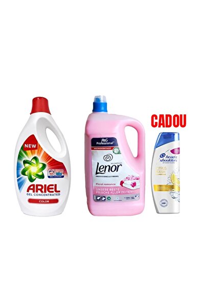 Ariel Universal Clean 5.7 L + Lenor Profesional 5L + GIFT Head & Shoulders Ci...