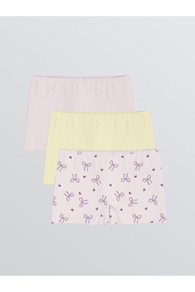LC Waikiki Shining Choices Textured Girls' Boxer 3-Piece from Shining Store