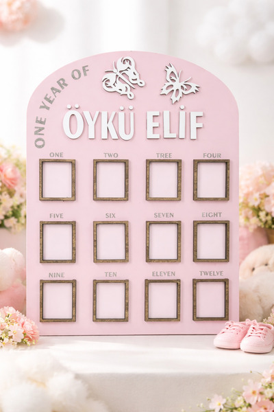 Mivora Shop Kız Bebek Resimlik Cerceveli