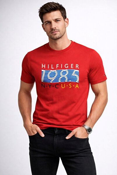 Tommy Hilfiger Sprit Box Logo Cotton Woven T-Shirt