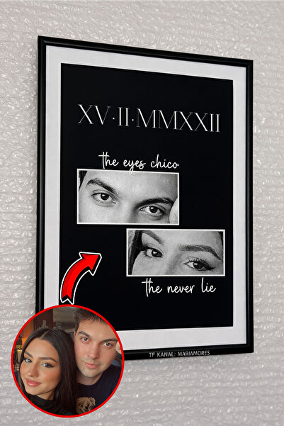 Artollia Tablo Sevgililer Günü Hediyesi - Gözler Posteri - Sevgiliye Hediye -...