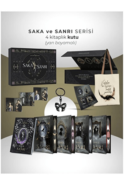 Ephesus Yayınları Saka ve Sanrı Serisi - 4 Kitaplık Yan Boyamalı Kutu / / 978...