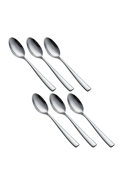Malooki Set of 6 Premium Stainless Steel Table Spoons – Shiny Silver
