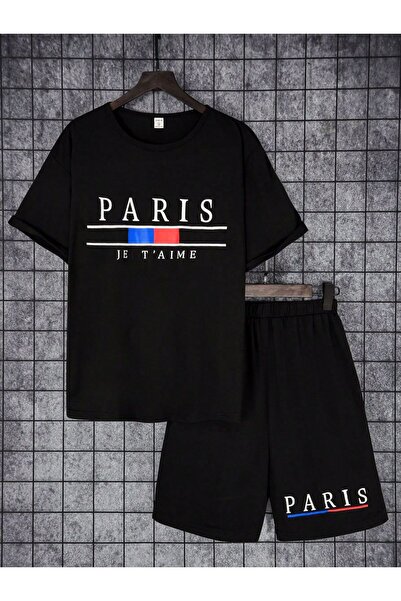 Kids Καλοκαιρινό σετ μπλουζάκι και σορτς για κορίτσια και αγόρια με στάμπα Pa...