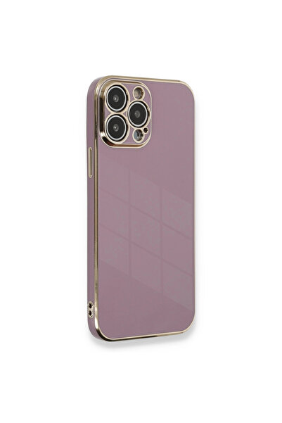 eco port Iphone 13 pro case volet silicone - purple