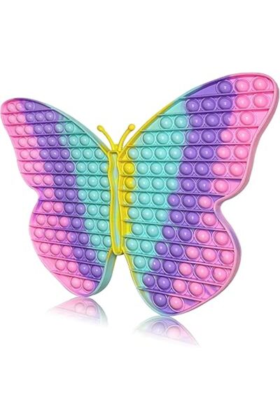 Toybox لعبة حسية للأطفال على شكل فراشة كبيرة قابلة للدفع