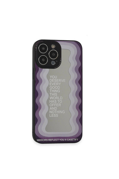 eco port غطاء حماية لهاتف ايفون 13 برو بنمط مرآة - مرآة - 5