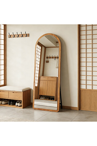 Mtanvxay HD Floor Mirror Wavy Framed 160x60cm for Entryway Dressing Room Livi...